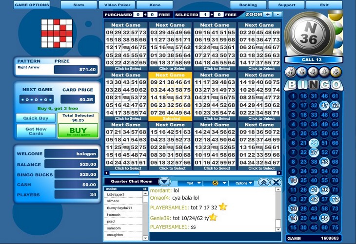 BingoHall Quarter Room BingoHall Quarter Room