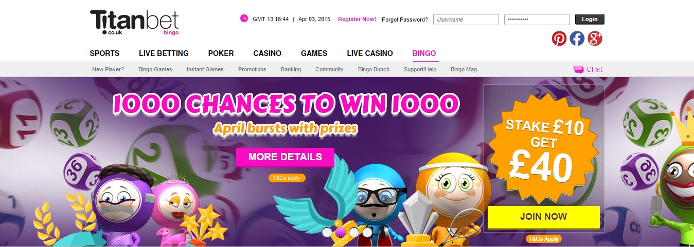 TitanBet Bingo TitanBet Bingo