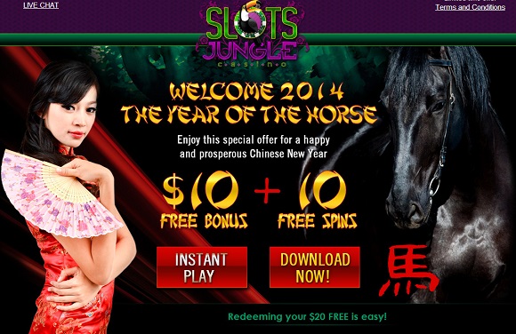 Slot Jungles New Offer for the Chinese New Year