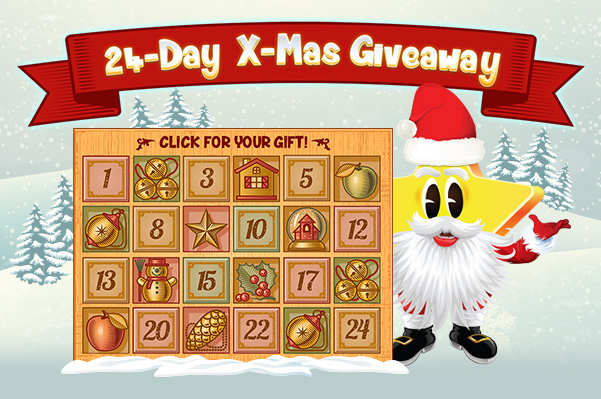 BingoHall Gives You 24 Special Days of Christmas!