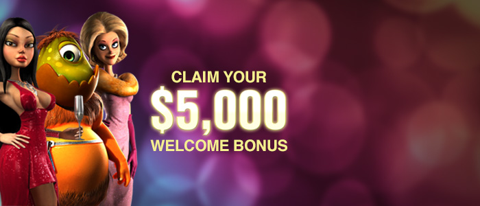 slots welcome bonus package up to $5,000