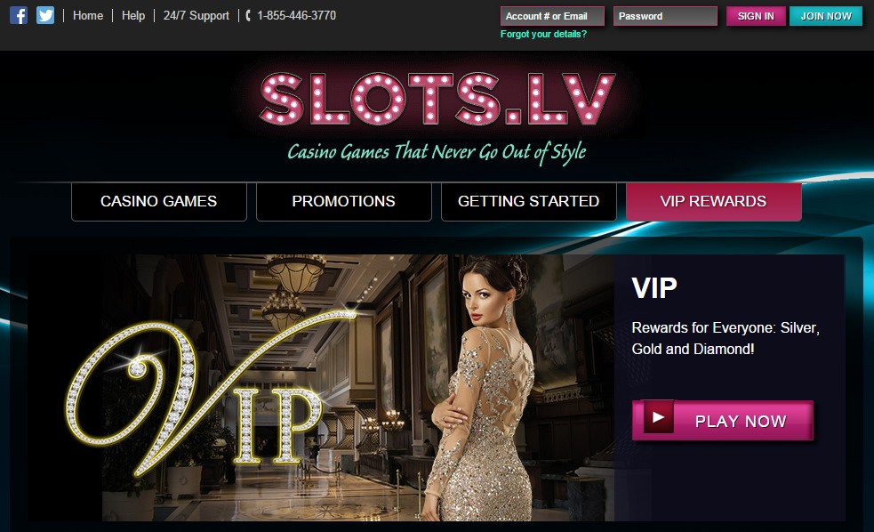 Slots.lv Casino - VIP Club Slots.lv Casino - VIP Club