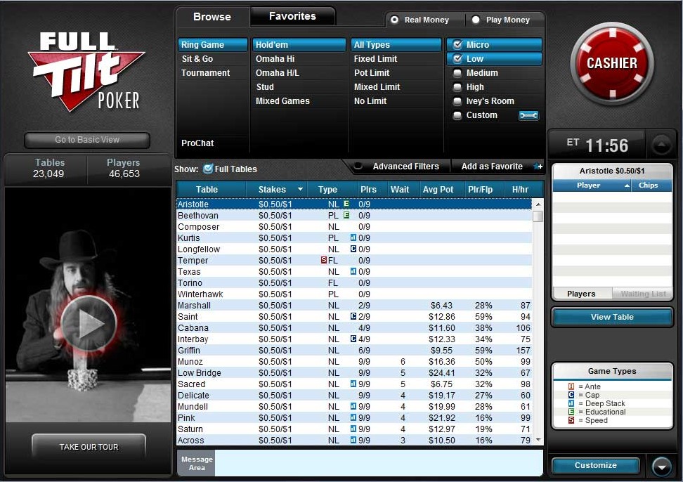 Full Tilt Lobby Full Tilt Lobby