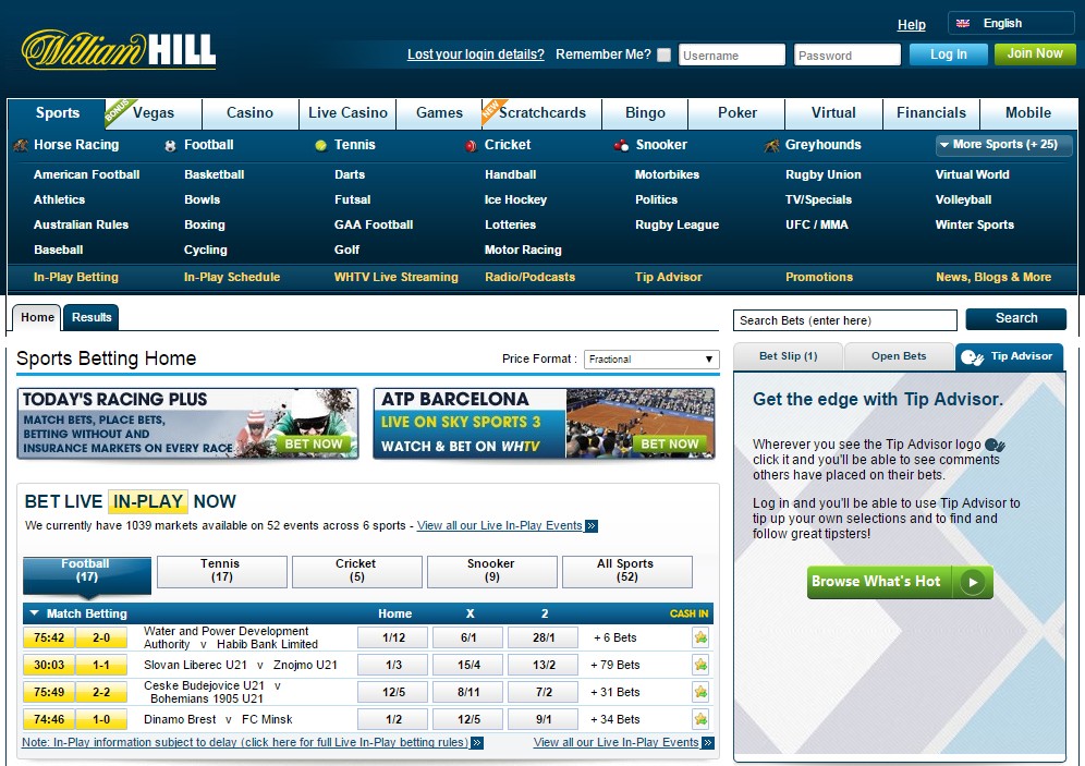 William Hill Sportsbook William Hill Sportsbook