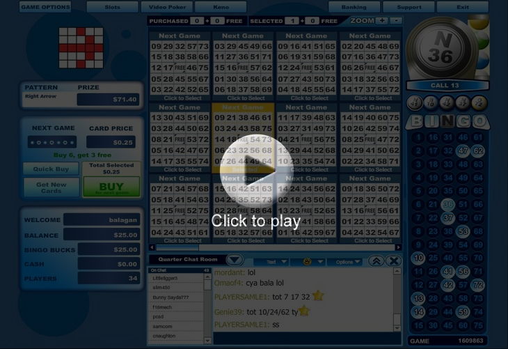 Click to Play Free Bingo!