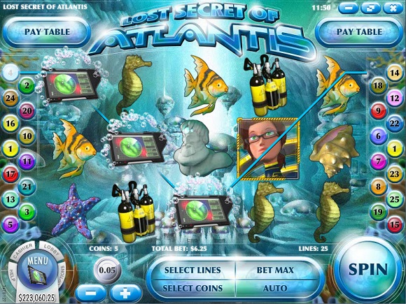 The Lost Secret of Atlantis Slot