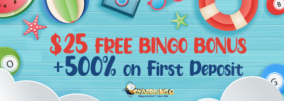 25$ Free Bingo Bonus