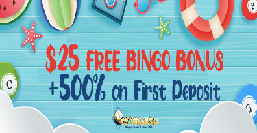 CyberBingo’s Magnificent Signup Treat of $25 Free Bingo Bonus