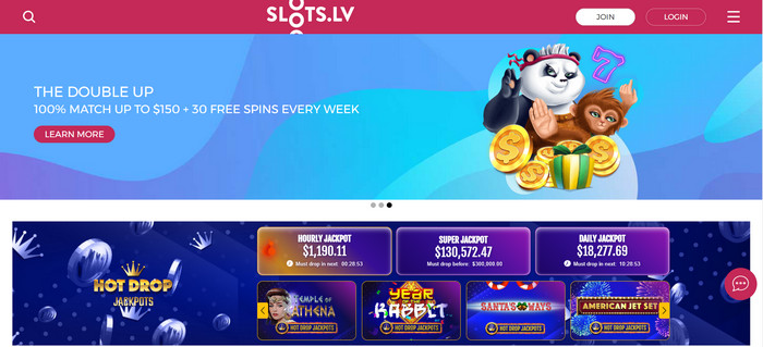 Slots LV Homepage