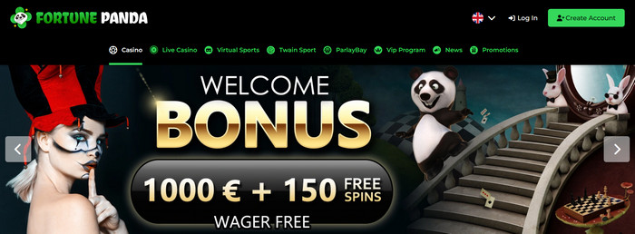 Fortune Panda Welcome Bonus